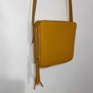 Mossimo mustard square purse